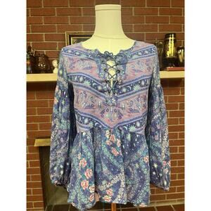 Sun And Moon Celestial Blouse Boho Herbalist Whimsigoth Medieval Coachella